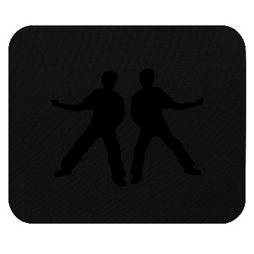 Discover 2 friends air guitar Mouse Pads