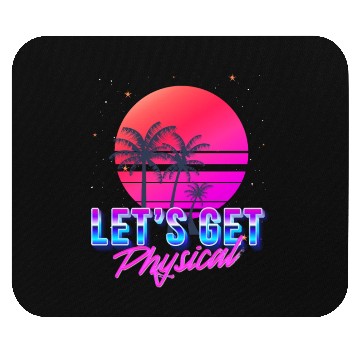 Discover Let's get Physical Vaporwave Aesthetic Mouse Pads