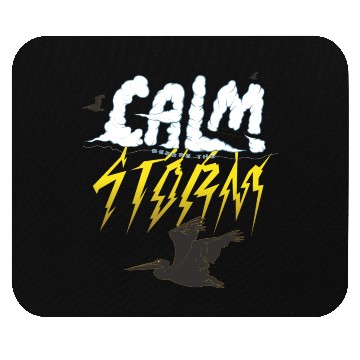 Discover Calm Before the Storm Stickers Mouse Pads