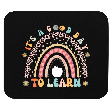 Discover It's a Good Day to Learn Preschool Teacher Rainbow Mouse Pads