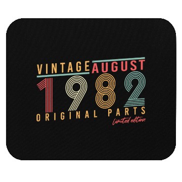 Discover 40th Birthday August 1982 Mouse Pads