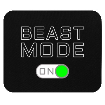 Discover Beast Funny Workout Gym Mode Mouse Pads