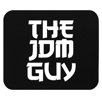 Discover The JDM Guy white text japanese car lover Mouse Pads