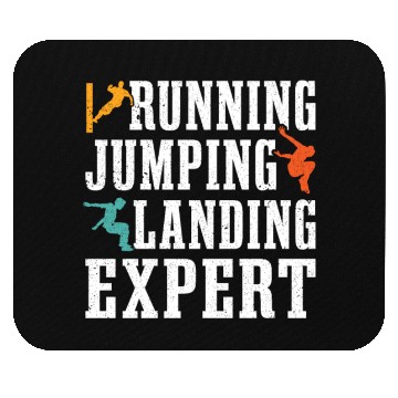 Discover Running Jumping Landing Expert Free Runner Mouse Pads