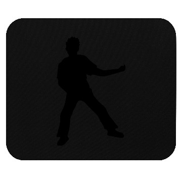Discover air guitar playing funny Mouse Pads