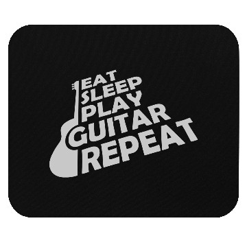 Discover Eat Sleep Play Guitar Mouse Pads