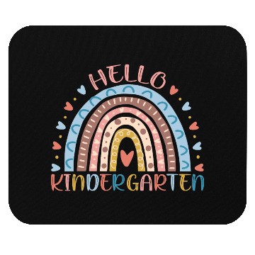 Discover Hello kindergarten back to school Mouse Pads