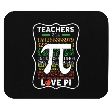 Discover Pi Day 3 14 Teachers Love Pi Math Teachers Gift Mouse Pads