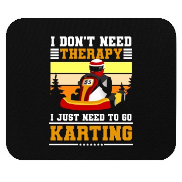 Discover Racer Karting Karting Victory Mouse Pads