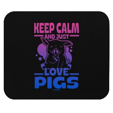Discover Pig animal piglet farm funny gift Mouse Pads