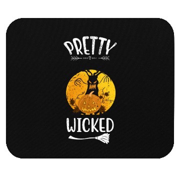 Discover Pretty Wicked Funny Halloween Mouse Pads