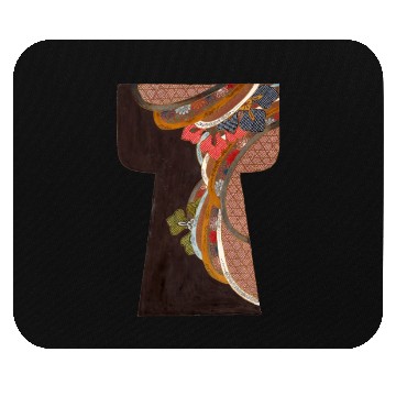 Discover Kimono old fabric design Mouse Pads