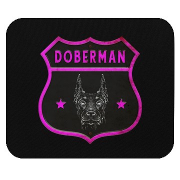 Discover Doberman dog design Mouse Pads