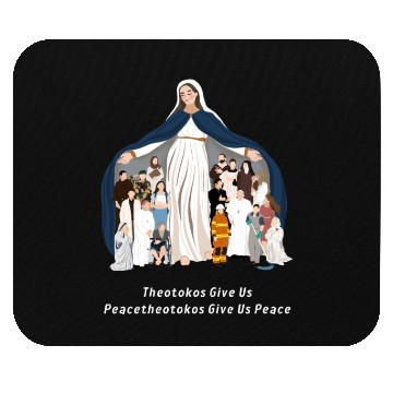 Discover Virgin Mary Rosary Mouse Pads