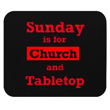 Discover Sunday is for church and Tabletop Mouse Pads