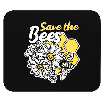 Discover Save the bee honey bee gift idea environmental pro Mouse Pads