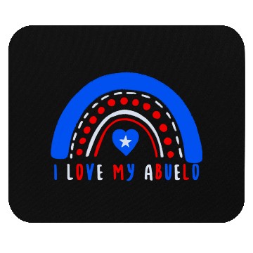 Discover I Love My Abuelo Puerto Rican Boho Rainbow Mouse Pads