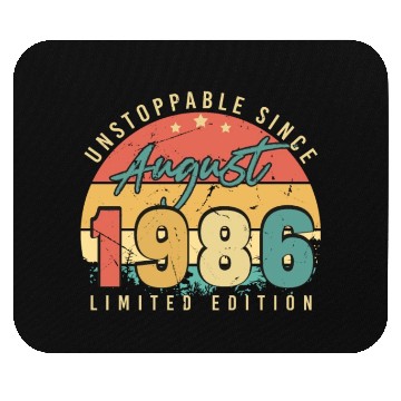 Discover Gift Idea For August 1986 Mouse Pads