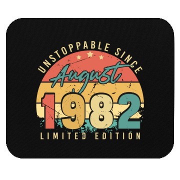 Discover 40th Birthday August 1982 Mouse Pads