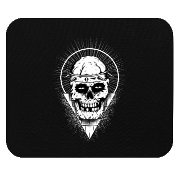 Discover Bull Skull Mouse Pads