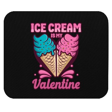 Discover Ice Cream Valentines Day Cone Mouse Pads
