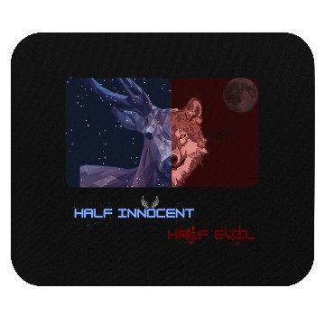 Discover Half innocent, half devil Mouse Pads