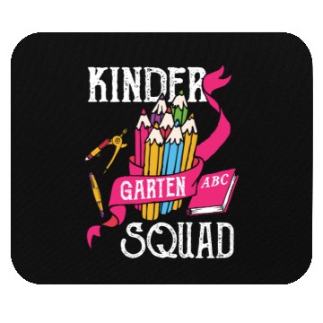 Discover Kindergarten Squad Student Back To School Mouse Pads