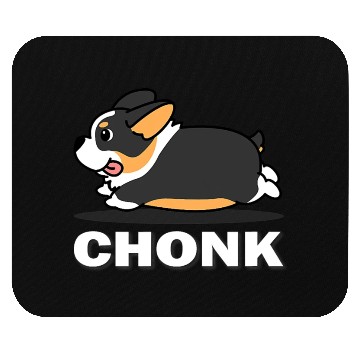 Discover Black Corgi Mouse Pads