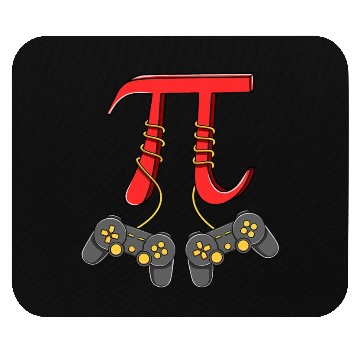 Discover Pi Day Video Game Controllers 3 14 Symbol Math Mouse Pads