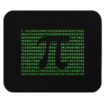 Discover Pi Day Mouse Pads 3 14 Cool Funny Nerd Math Geek Green