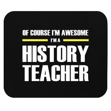 Discover Awesome History Teacher Premium Mouse Pads