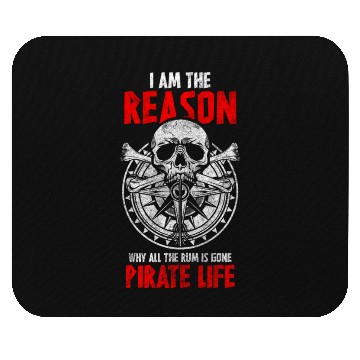 Discover Pirates Treasure Skull Mouse Pads