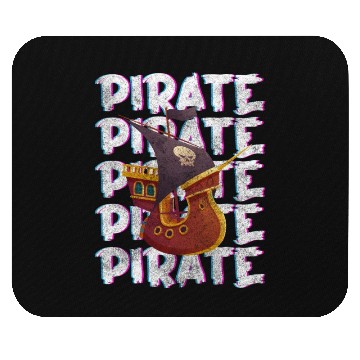 Discover Pirate Ship Buccaneer Crew Mouse Pads