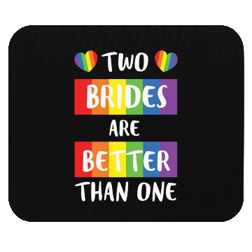 Discover LBGT Flag Gay Pride Human Two Brides better than Mouse Pads