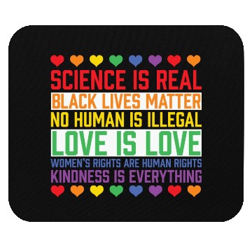 Discover LBGT Flag Gay Pride Human Science is Real Mouse Pads