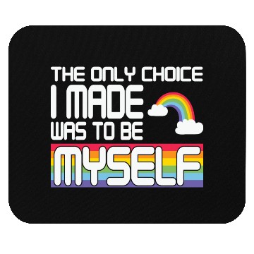 Discover LBGT Flag Gay Pride Human Mouse Pads