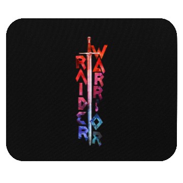 Discover Raider Warrior logo 2 by Carmo Fernandes Mouse Pads