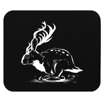 Discover Jackalope Head Gift Mouse Pads