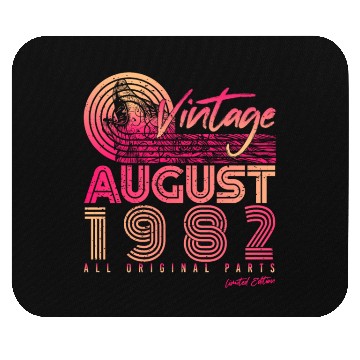 Discover 40th Birthday August 1982 Mouse Pads