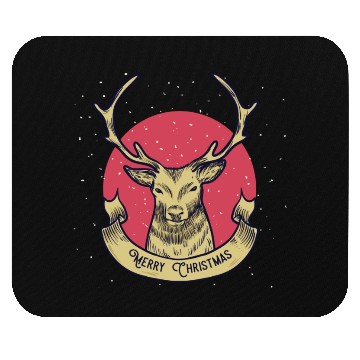 Discover Deer christmas vintage Mouse Pads
