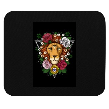 Discover Psychedelic Lion Mouse Pads