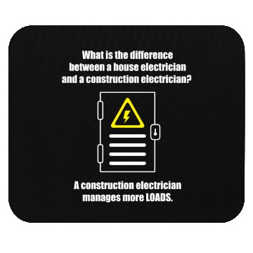 Discover Electrician Electrical Engineer Lineman Mouse Pads
