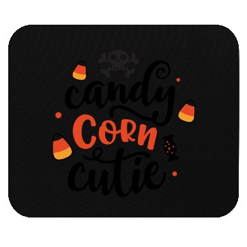 Discover Candy Corn Cutie Halloween Holiday Mouse Pads