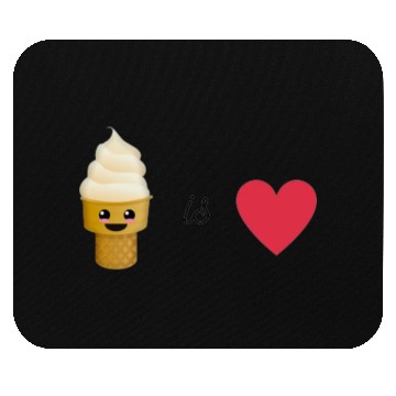 Discover ice cream is love Mouse Pads
