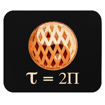 Discover Tau 2x Pi Day Mouse Pads Funny Tau Day Maths Clothing