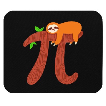 Discover Pi Sloth Math Mathematician Teacher Gift Mouse Pads