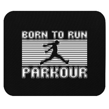 Discover born to run parkour Mouse Pads