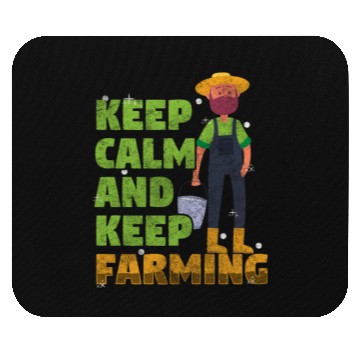 Discover Agriculture Tractor Cows Grain Mouse Pads