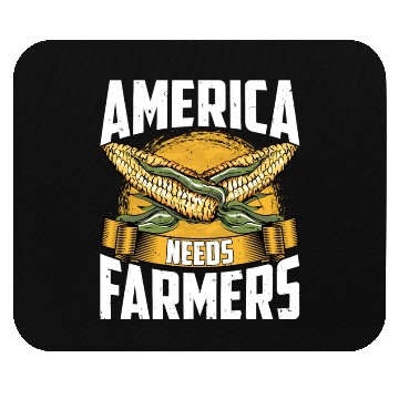 Discover America Needs Farmers Funny Corn Farming Mouse Pads