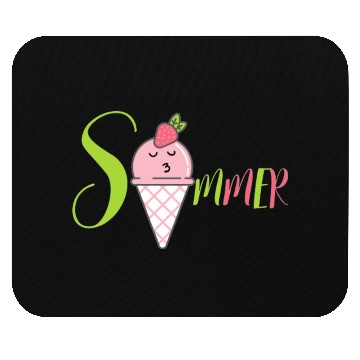 Discover Summer ice cream Mouse Pads